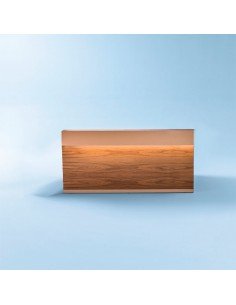 Mostrador de recepción de diseño en imitación madera modelo Toki. 2