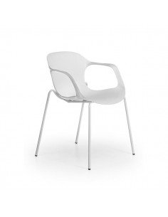 Silla negra de diseño para salas de espera. 2