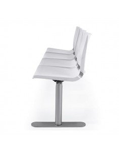 Bancada de plástico modelo Atenea para salas de espera y recepciones modelo Atenea 2